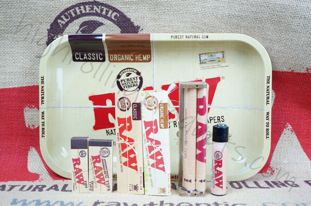 Raw Rolling Paper Tray Combo