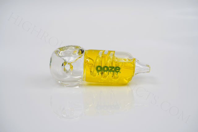 OOZE CRYO FREEZABLE Glycerin Glass Bowl Hand Art Tobacco Pipe