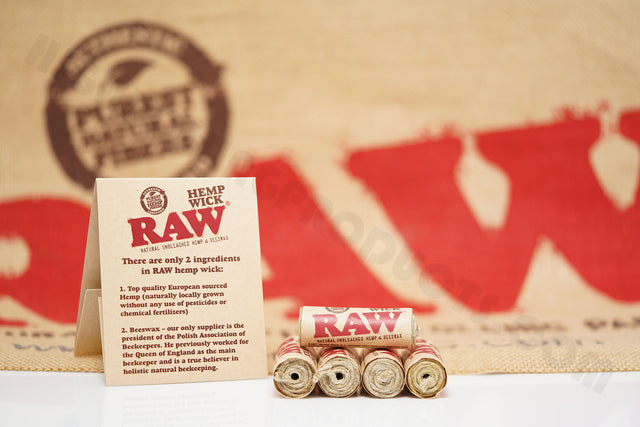 5 Rolls(20 ft / 6 meter In Each Roll) Of Raw Hemp Wick