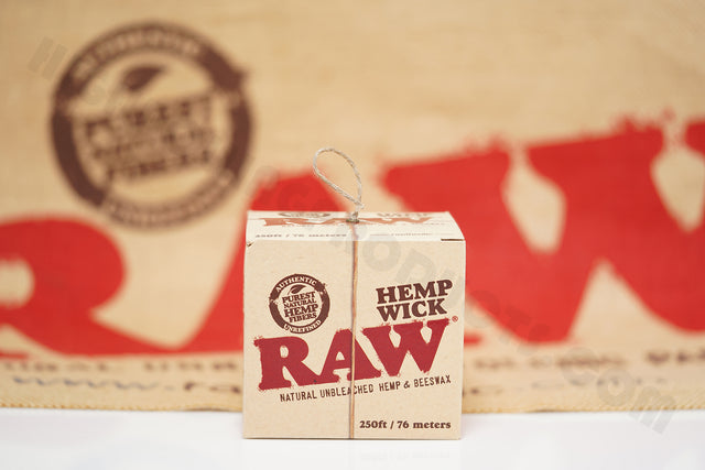 Raw Hemp Wick 250 ft / 76 meters