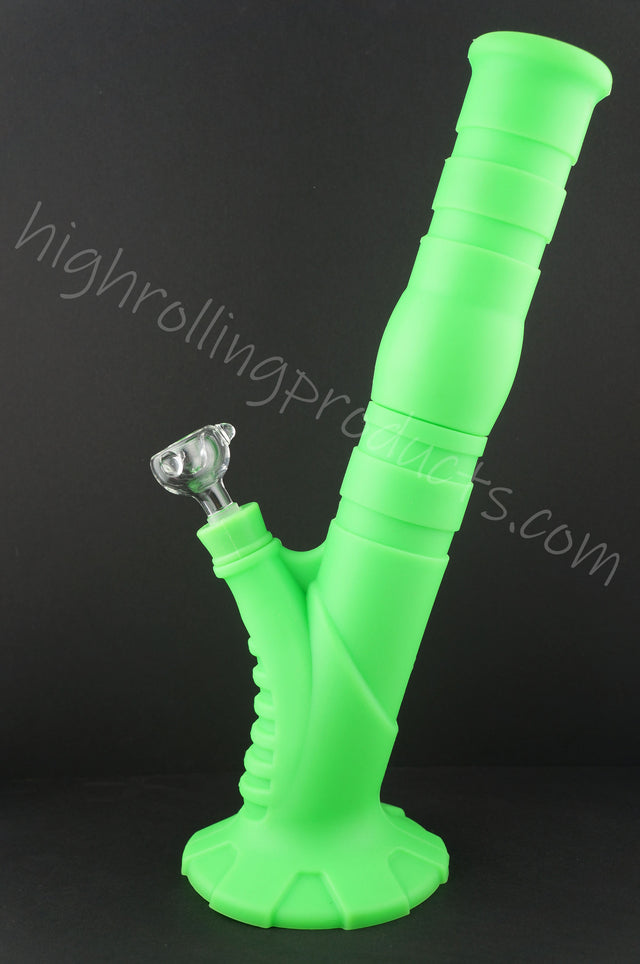 High Quality Silicone Hookah Bubbler 13.5" X 2.5" Tobacco Pipe