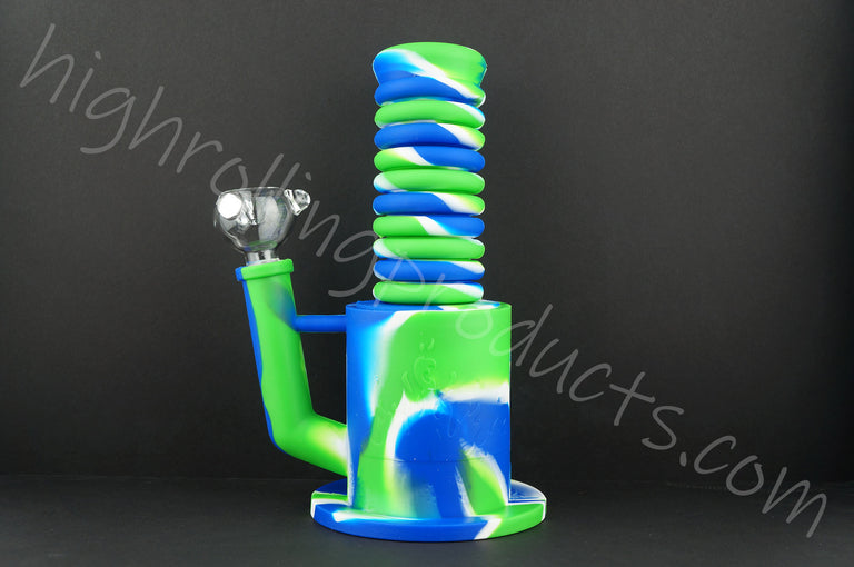 High Quality Silicone Hookah Bubbler Extendable 9 - 16.5" Tobacco Pipe