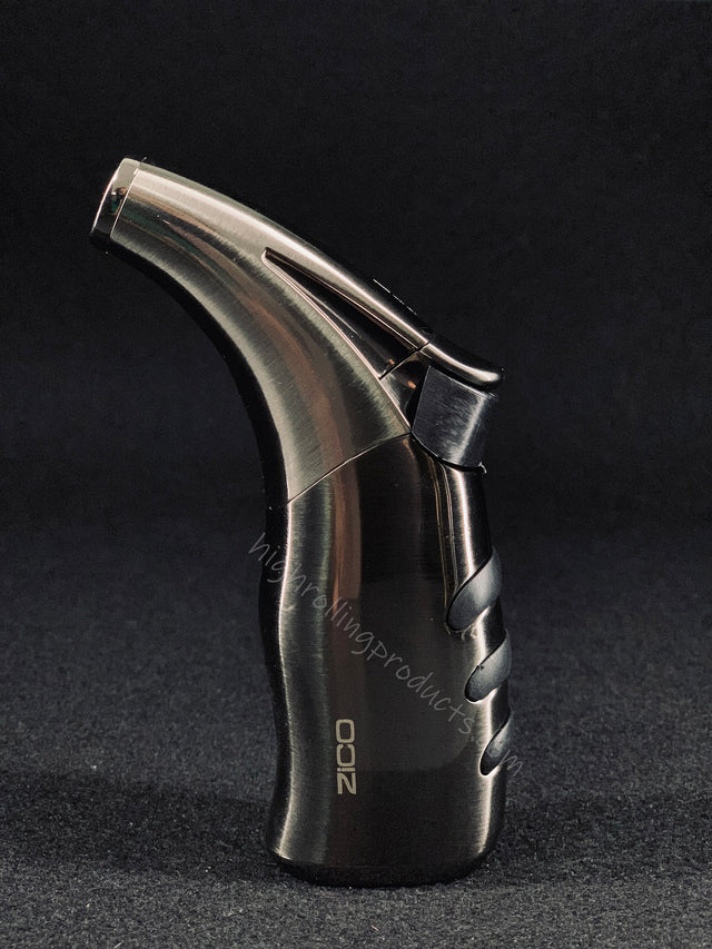 Zico MT-20 Butane Refillable Adjustable Single  Torch Flame Lighter (Gunmetal gray color)