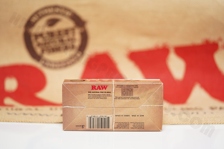 1x Full Box Of AUTHENTIC Raw Classic Rolling Paper 1 1/2 (25 Packs, 32 in Each Pack)