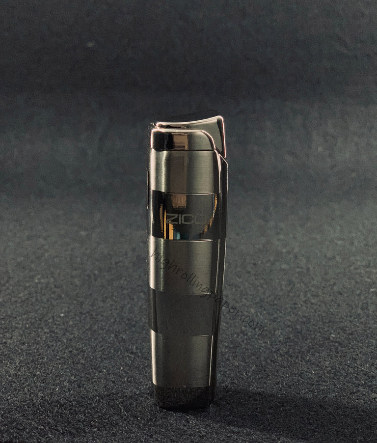 Zico ZD-19 Butane Refillable Adjustable Single Flame Torch Lighter (Silver color)